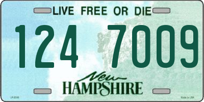 NH license plate 1247009