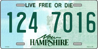 NH license plate 1247016