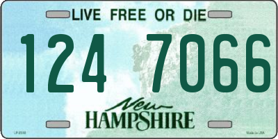 NH license plate 1247066