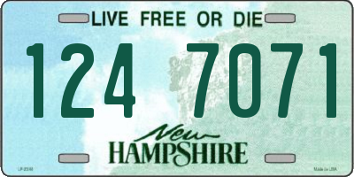 NH license plate 1247071