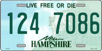 NH license plate 1247086