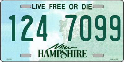 NH license plate 1247099
