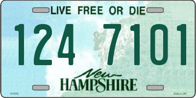 NH license plate 1247101