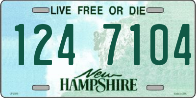 NH license plate 1247104