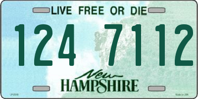 NH license plate 1247112