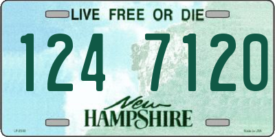 NH license plate 1247120
