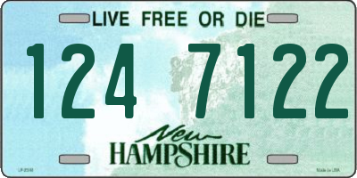 NH license plate 1247122