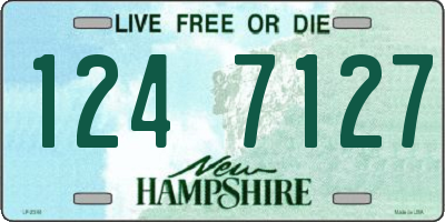 NH license plate 1247127