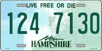 NH license plate 1247130