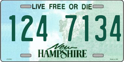 NH license plate 1247134