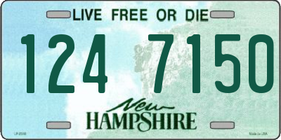 NH license plate 1247150