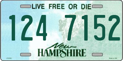 NH license plate 1247152