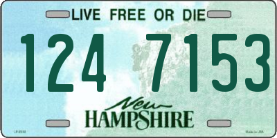 NH license plate 1247153