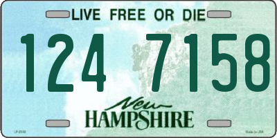 NH license plate 1247158