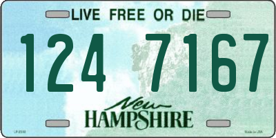 NH license plate 1247167
