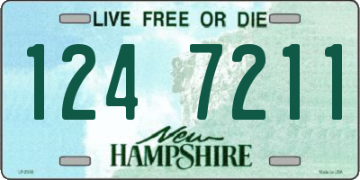 NH license plate 1247211