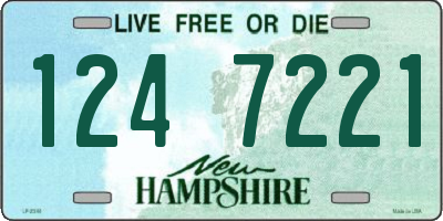 NH license plate 1247221