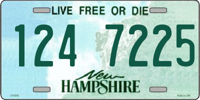 NH license plate 1247225