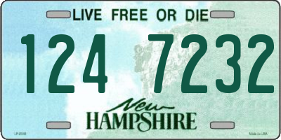 NH license plate 1247232