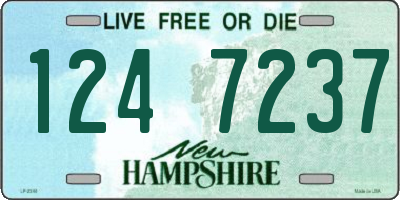NH license plate 1247237