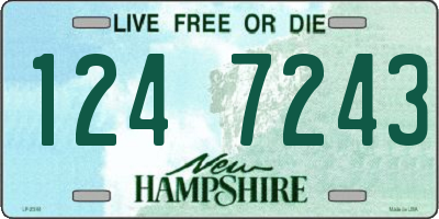 NH license plate 1247243