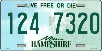 NH license plate 1247320