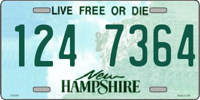 NH license plate 1247364