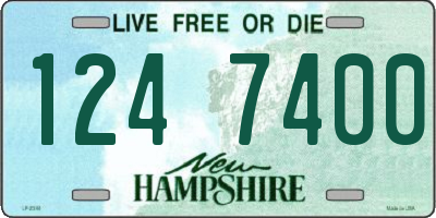 NH license plate 1247400