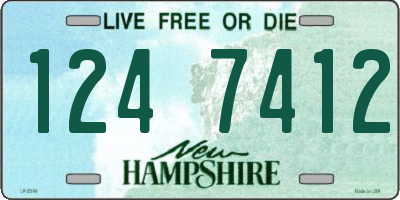 NH license plate 1247412