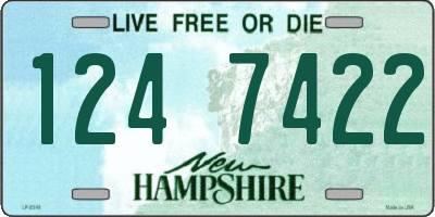 NH license plate 1247422