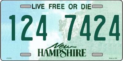 NH license plate 1247424
