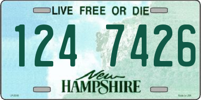 NH license plate 1247426