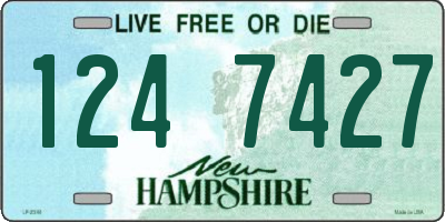 NH license plate 1247427