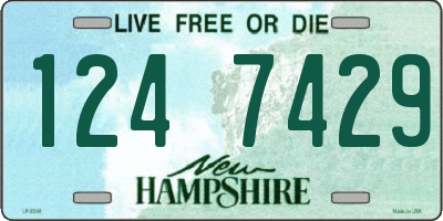 NH license plate 1247429