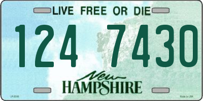 NH license plate 1247430