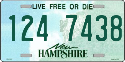 NH license plate 1247438