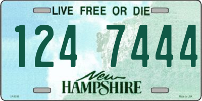 NH license plate 1247444