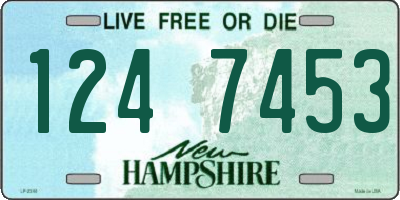 NH license plate 1247453