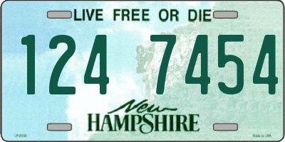 NH license plate 1247454