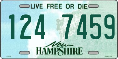 NH license plate 1247459