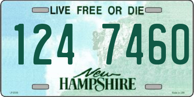 NH license plate 1247460