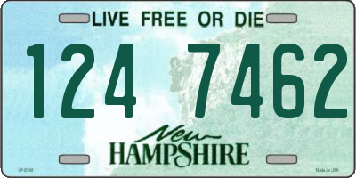 NH license plate 1247462