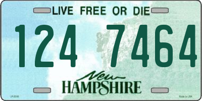 NH license plate 1247464