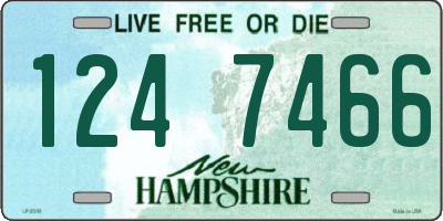 NH license plate 1247466