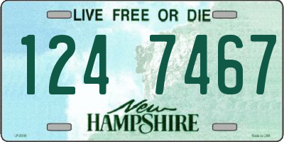 NH license plate 1247467