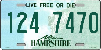 NH license plate 1247470