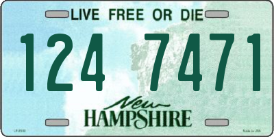 NH license plate 1247471