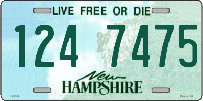 NH license plate 1247475