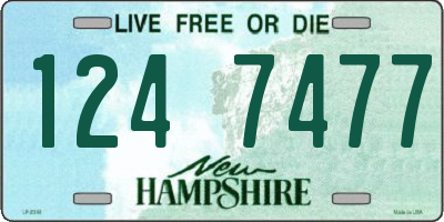 NH license plate 1247477