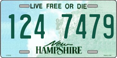 NH license plate 1247479